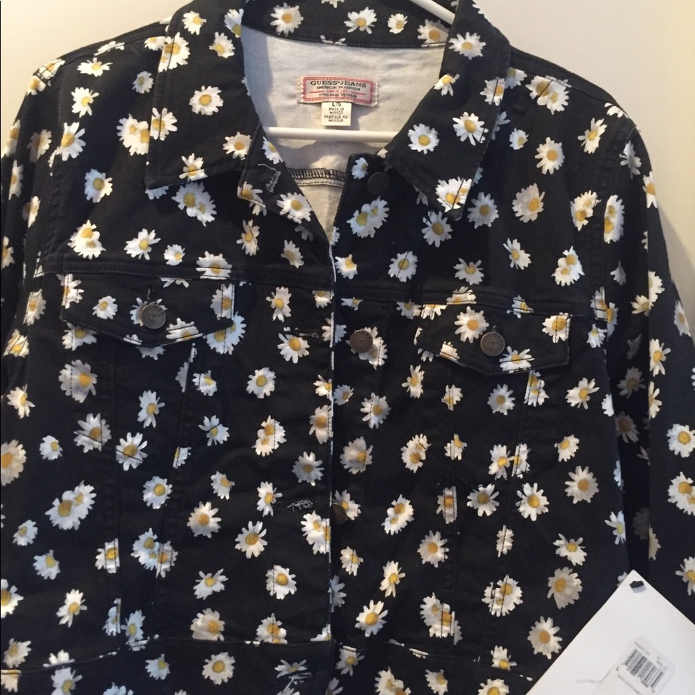 Guess cropped denim jacket